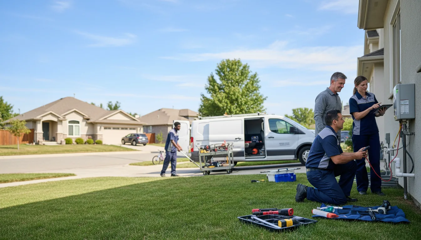 Tankless water heater service in Nashville, OH